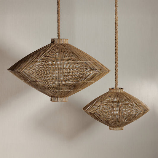 Solara Woven Buri Pendant