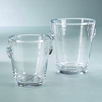 La Serena Beveled Glass Ice Bucket / Cooler - Ice Bucket by Carlyle Avenue