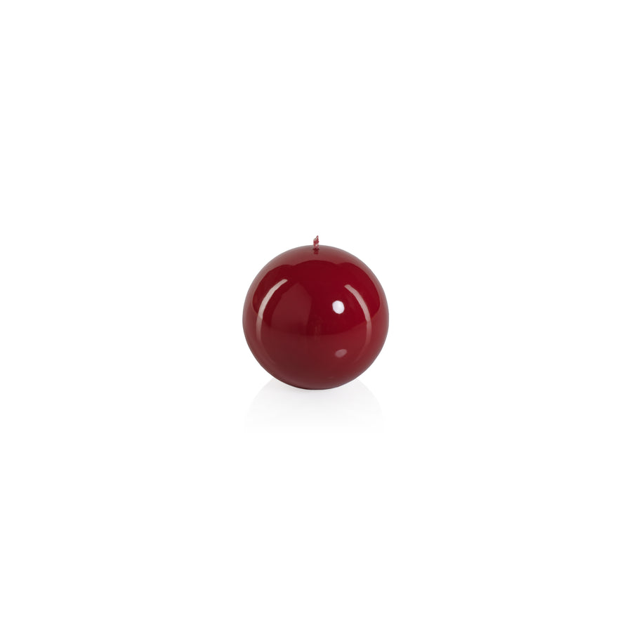 Lacquer Ball Candle - Red