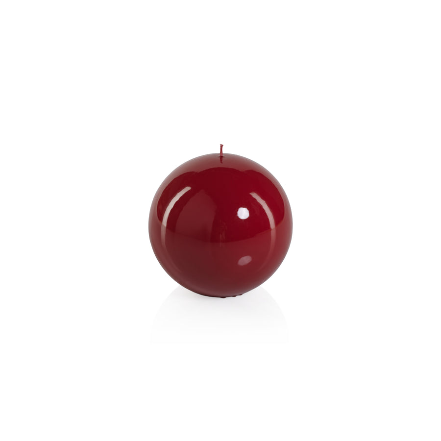 Lacquer Ball Candle - Red