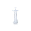 Tall Ribbed Glass Taper Holder - Candle Holders by Carlyle Avenue