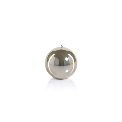 Metallic Ball Candle - Matte Pearl Gold - Candles by Carlyle Avenue