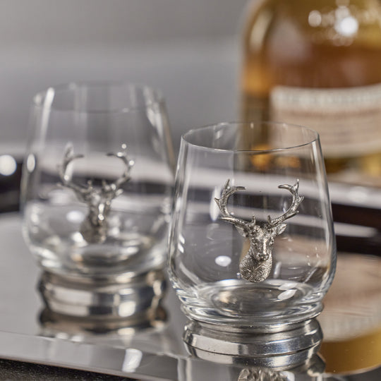 St. Anton Pewter Tumblers, Set of 4 - Drinkware by Carlyle Avenue