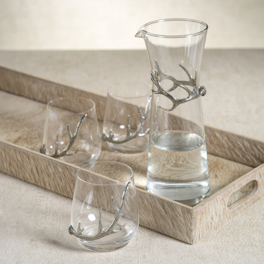 Davos Pewter Antler Drinkware Collection