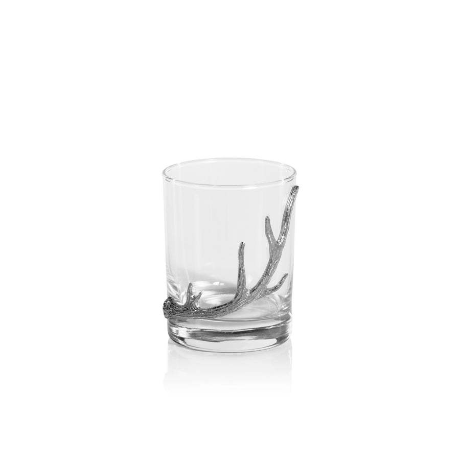 Davos Glassware with Pewter Antler Collection