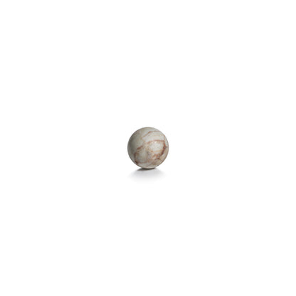 Rosso Verona Matte Marble Fill Ball - Decorative Accessories by Carlyle Avenue
