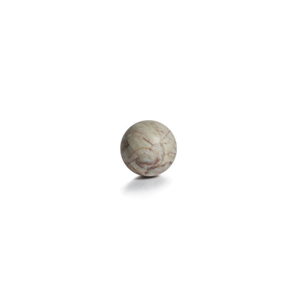 Rosso Verona Matte Marble Fill Ball - Decorative Accessories by Carlyle Avenue