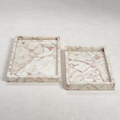 Rosso Verona Marble Tray - Trays by Carlyle Avenue
