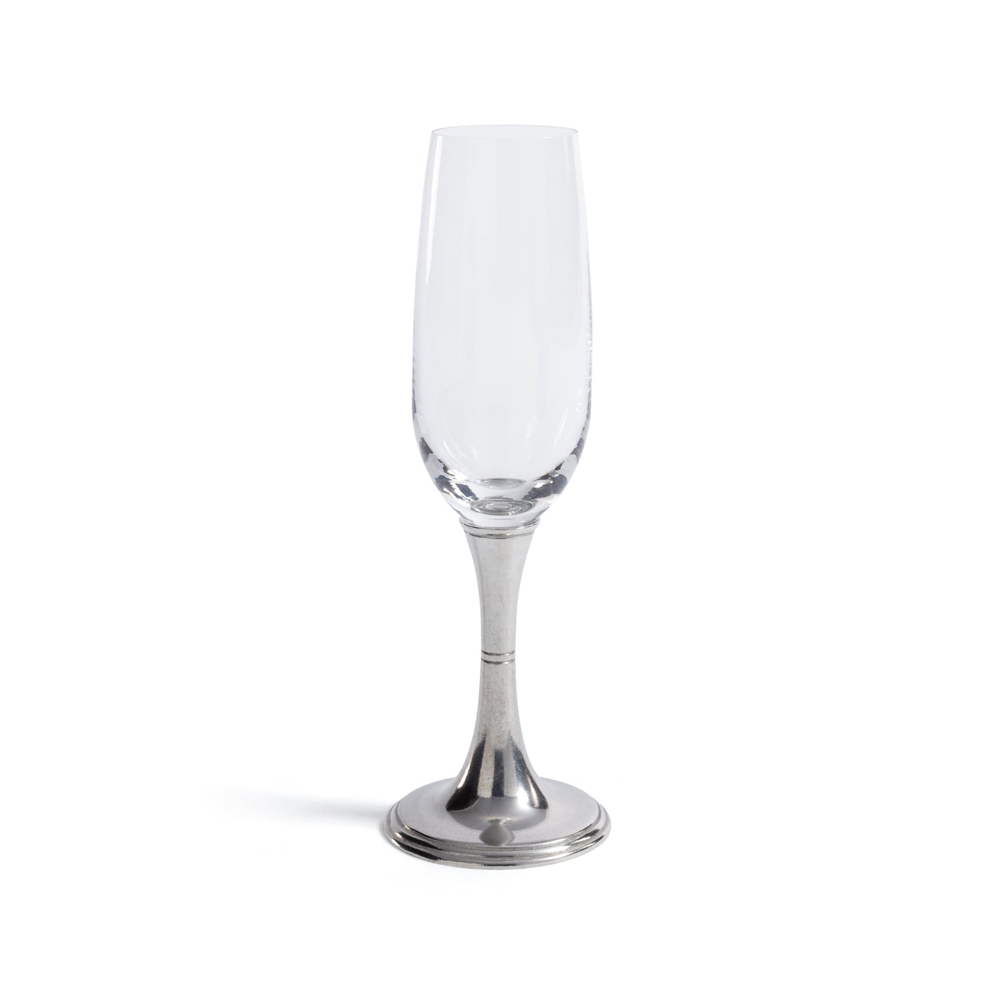 St. Moritz Pewter and Glass Champagne Flute