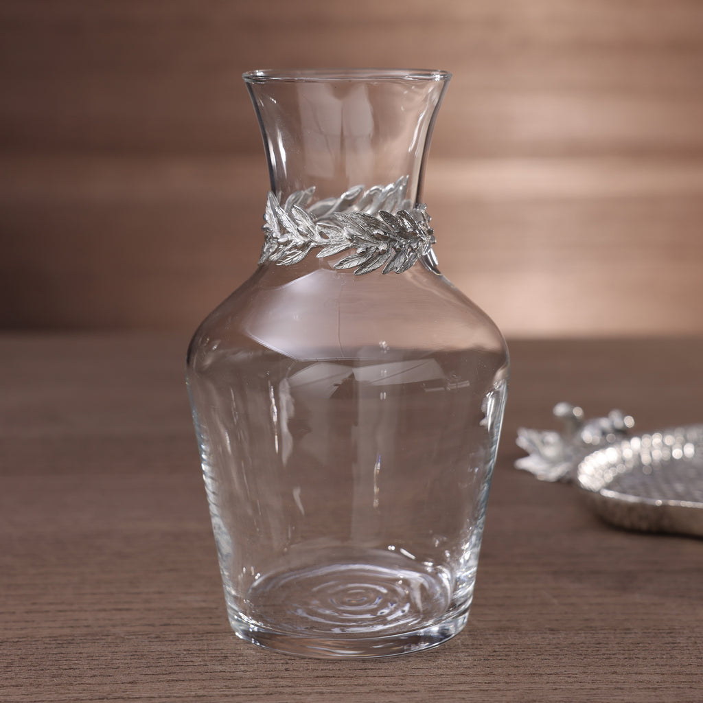 St. Anton All-Purpose Glass Bottle w/Pewter Trim