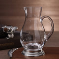 St. Anton Glass Pitcher on Pewter Base