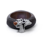 St. Anton Wood Nut Bowl w/Pewter Squirrel