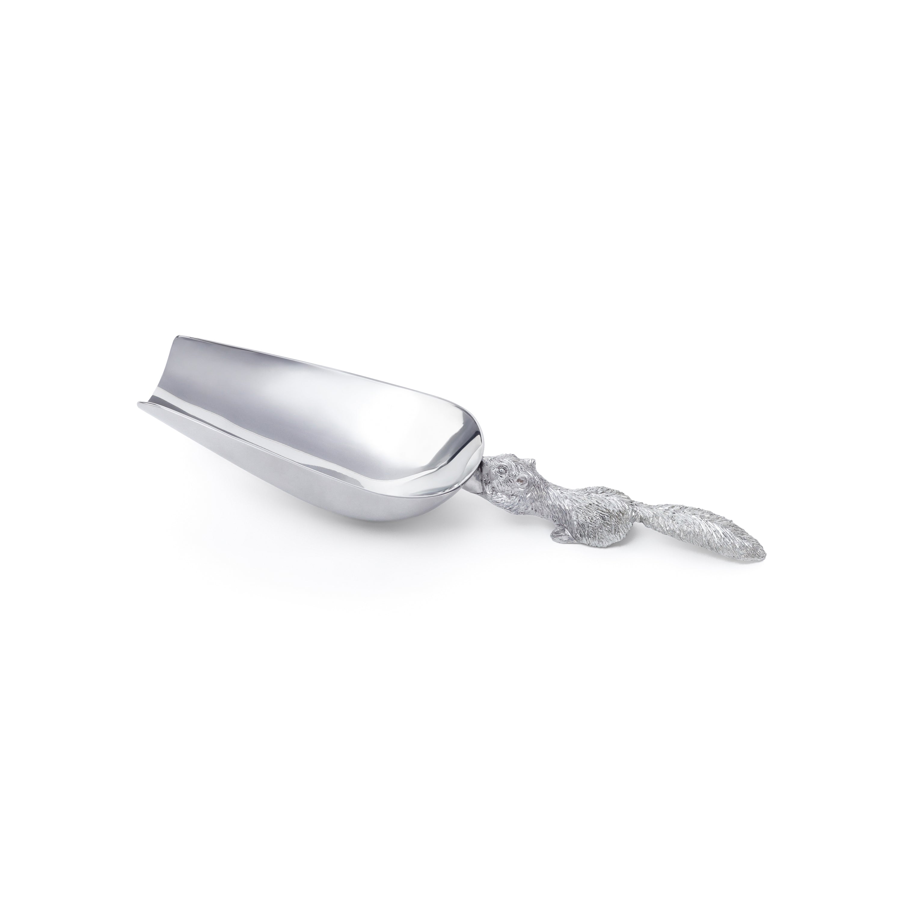 St. Anton Pewter Squirrel Design Ice Scoop