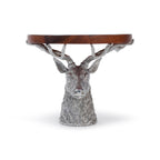 St. Anton Wood Cheese/Charcuterie Board on Pewter Stag Head