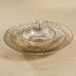 Golden Silver Luminara Fusion Glass Bowl