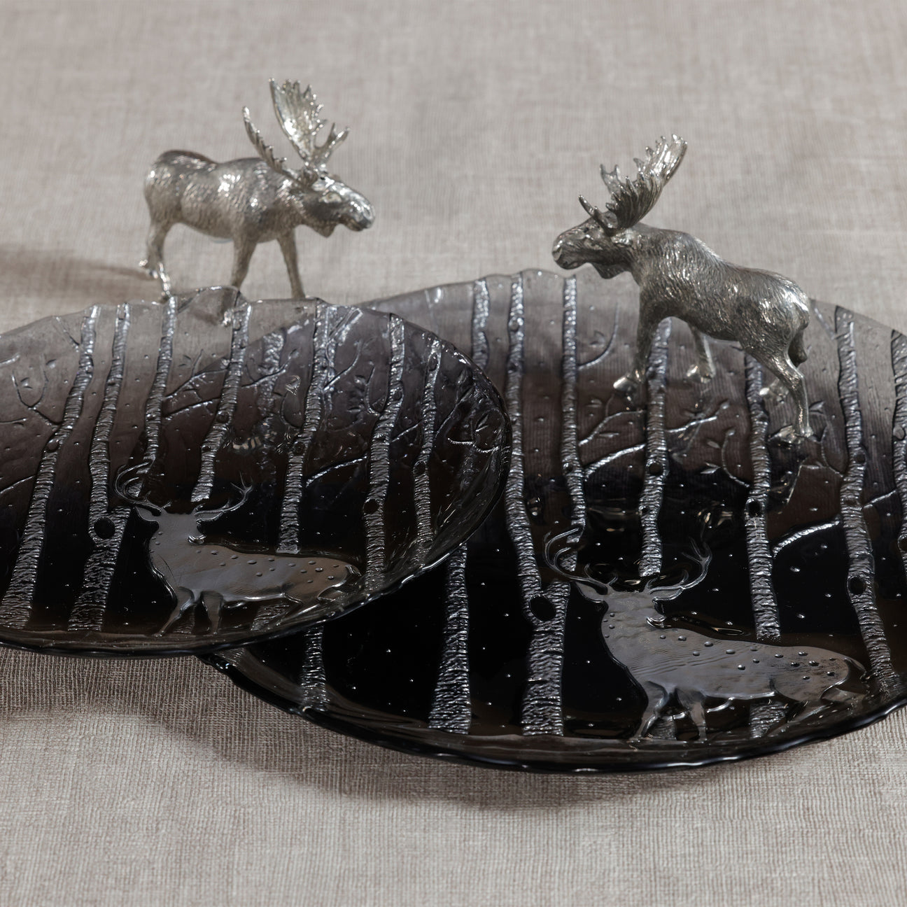 Wilderness Tableware Collection - Smoke & Pewter