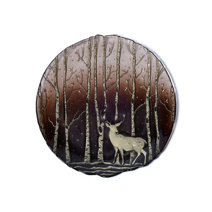 Wilderness Tableware - Taupe & Gold