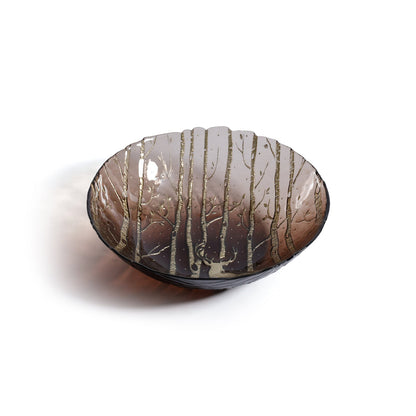 Wilderness Tableware - Taupe & Gold