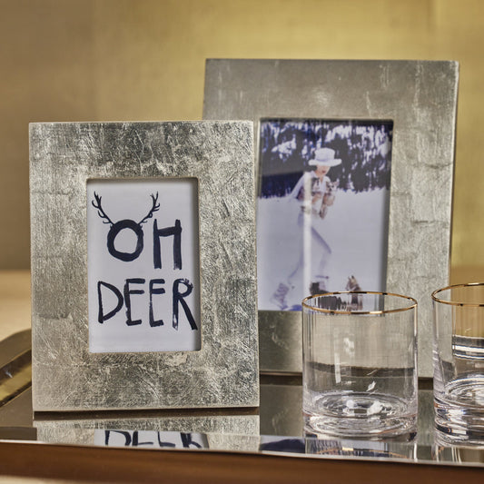 Silver Leaf Photo Frames