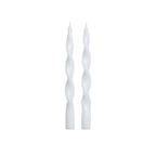 Pair of Lumière Twist Formal Candles 10" - Set of 6 - Candles by Carlyle Avenue