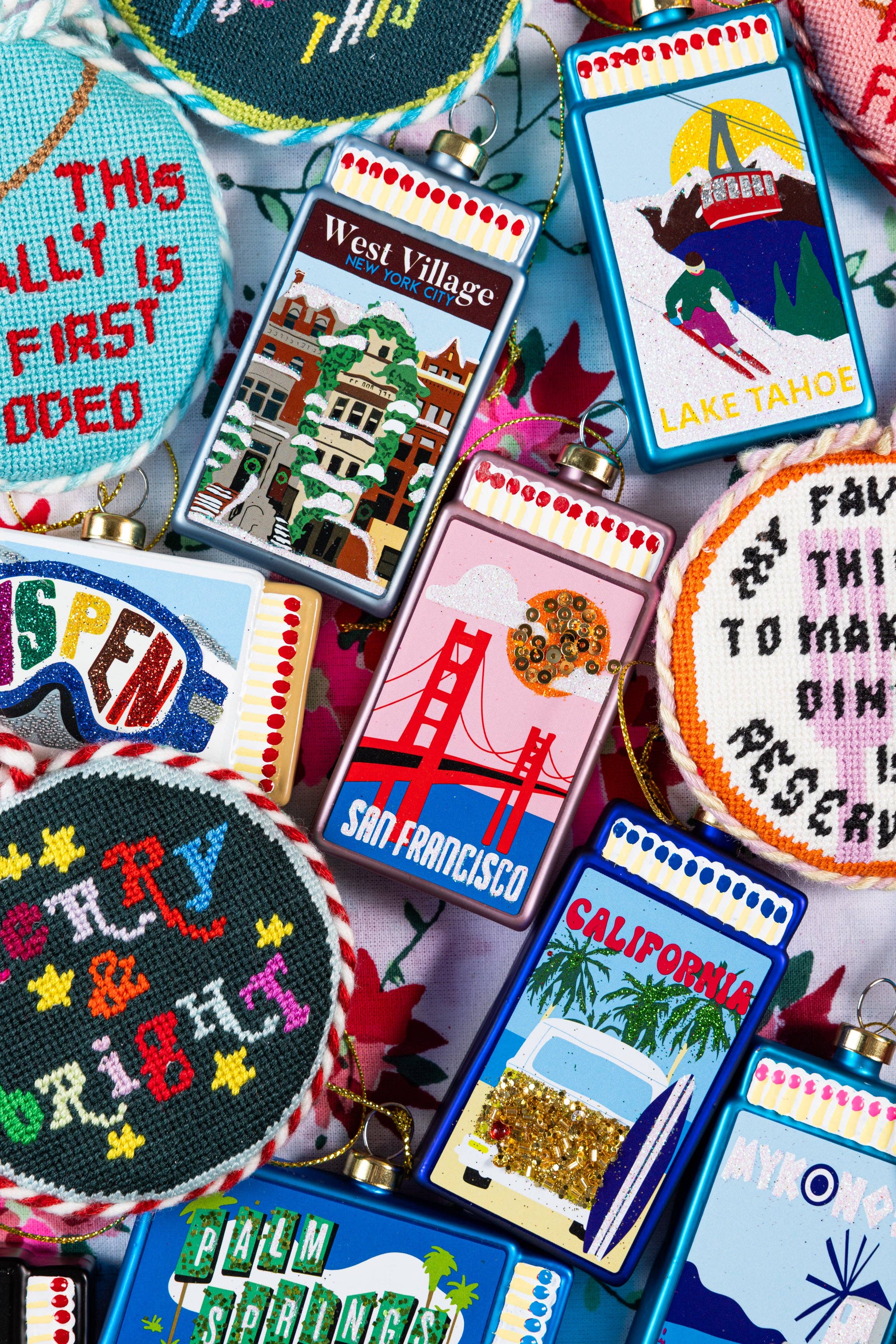 Matchbook Ornament - San Francisco -  by Carlyle Avenue