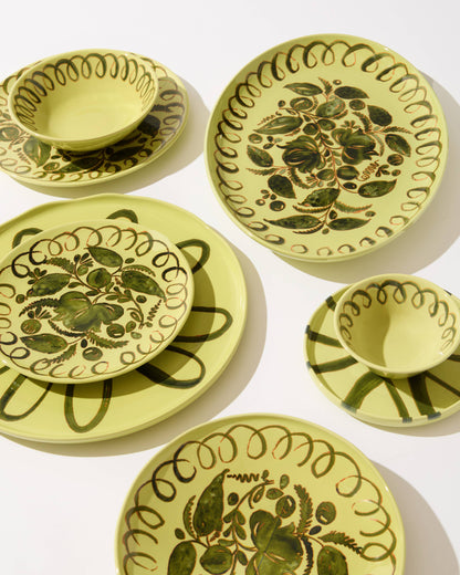 Amalfi Dinner Plate Lime - 10.6" Diameter
