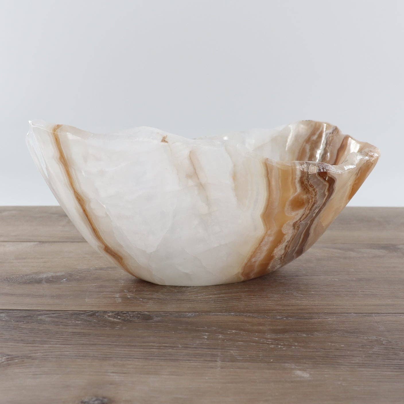 Mexican Onyx/Calcite Bowl 12"