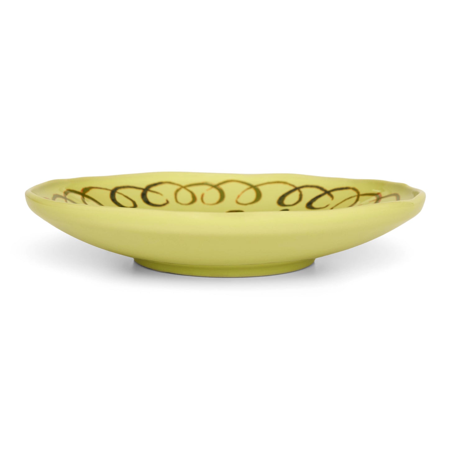 Amalfi Dessert Plate Lime - 9.1" Diameter