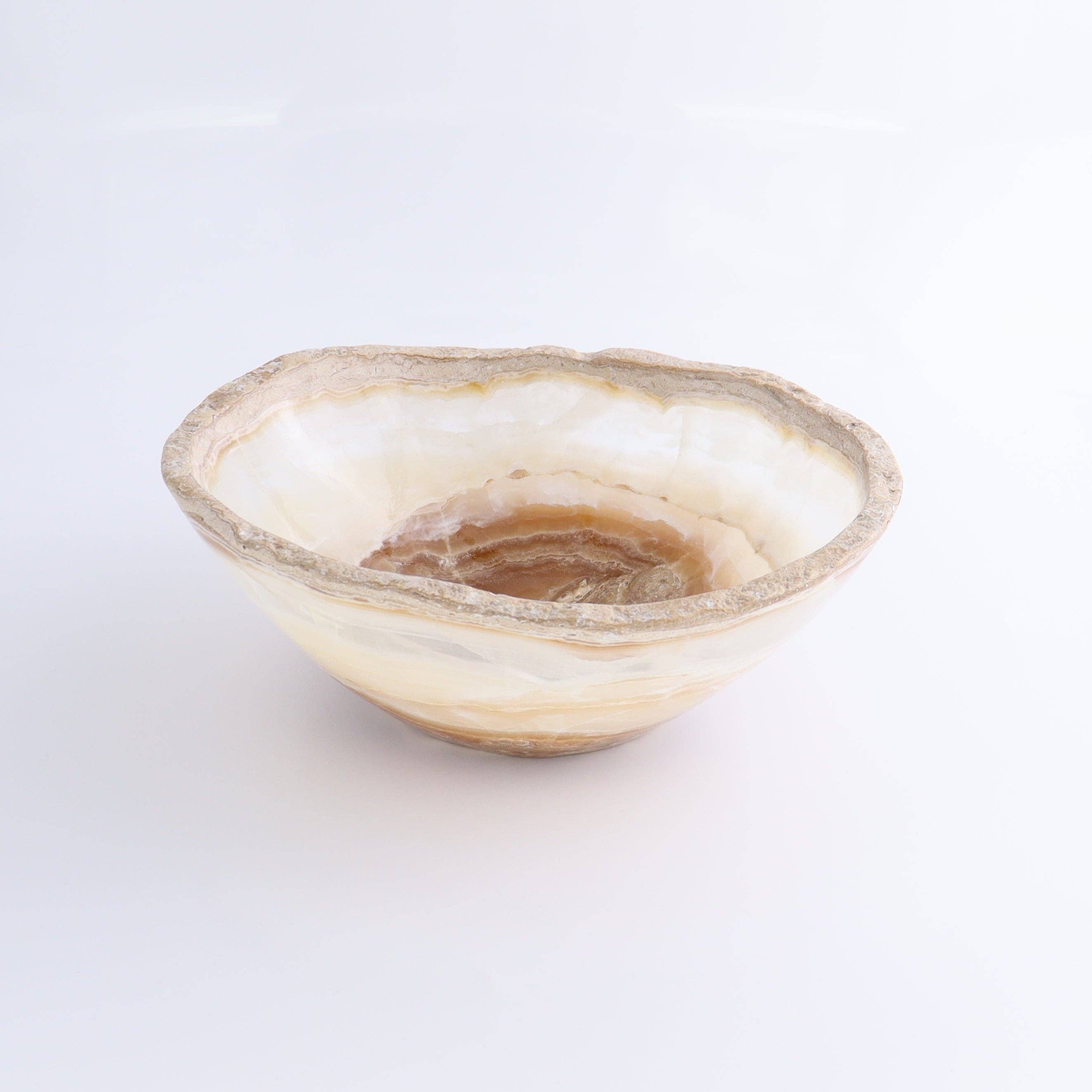 Mexican Onyx/Calcite Bowl 10"