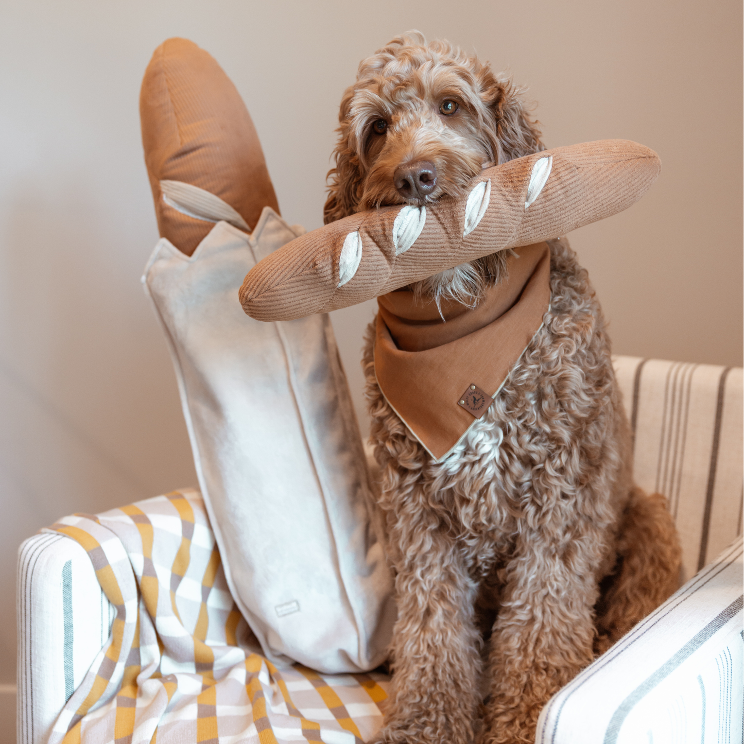 GIANT BAGUETTE//ENRICHMENT DOG TOY