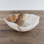 Mexican Onyx/Calcite Bowl 12"
