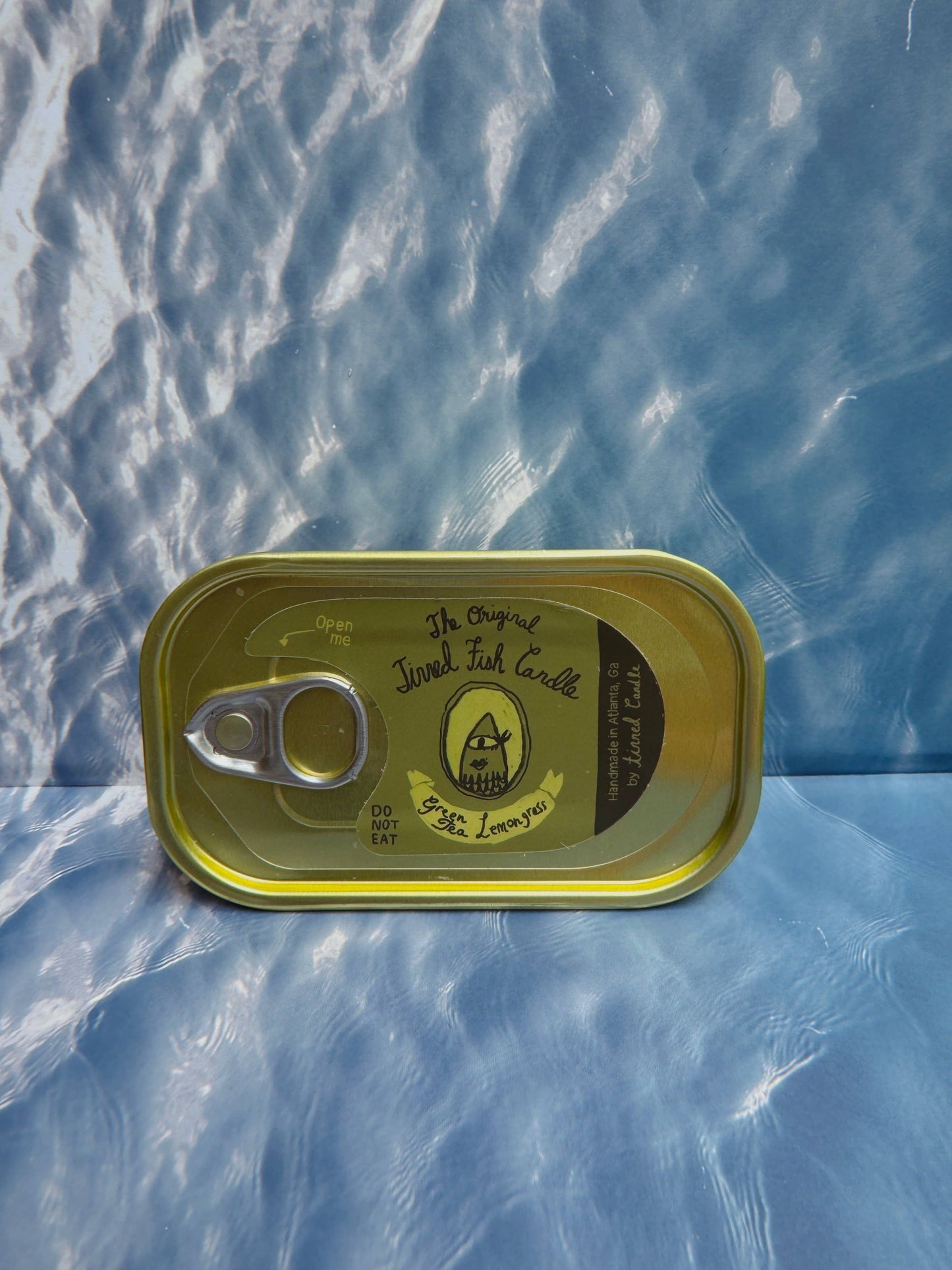 Tinned Fish Candle - Green Tea & Lemongrass - Candles by Carlyle Avenue