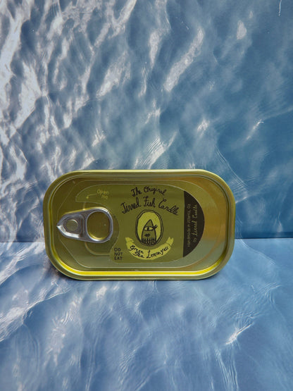 Tinned Fish Candle - Green Tea & Lemongrass - Candles by Carlyle Avenue