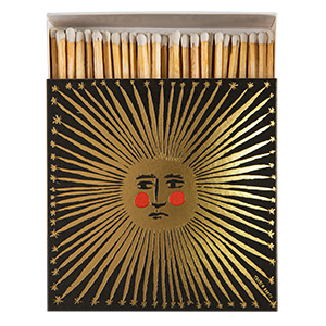 Sun Ray Matches | Square - Safety Matches - Matches by Carlyle Avenue