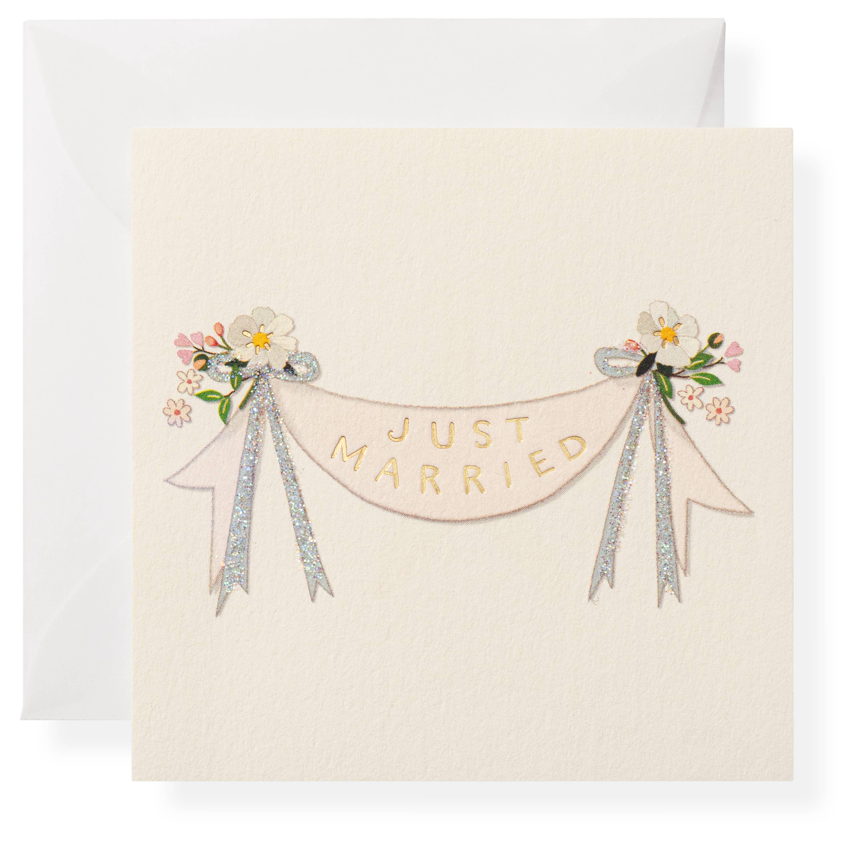Just Married Individual Gift Enclosure - Greeting Cards by Carlyle Avenue