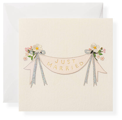 Just Married Individual Gift Enclosure - Greeting Cards by Carlyle Avenue