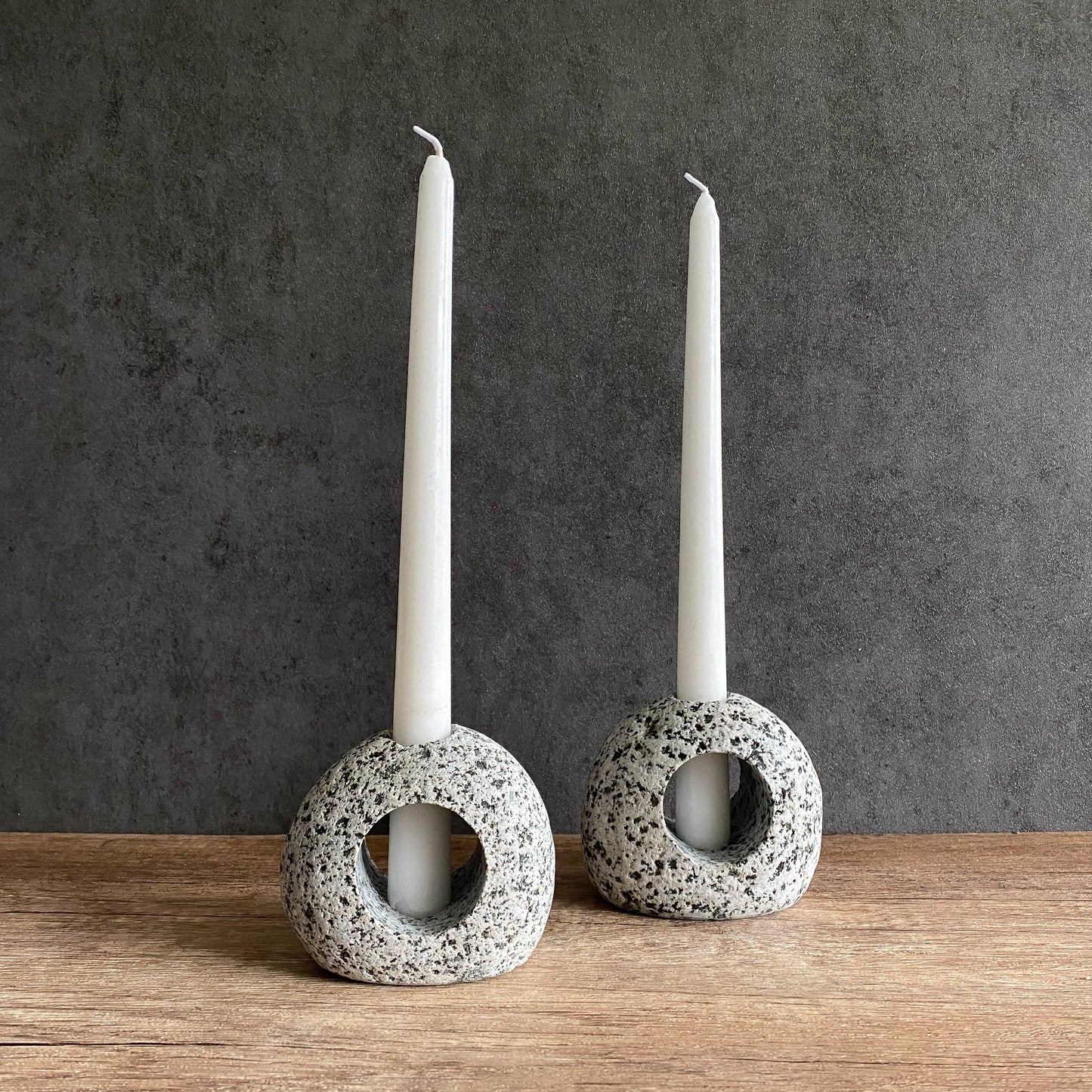 Silhouette Stone Candleholder