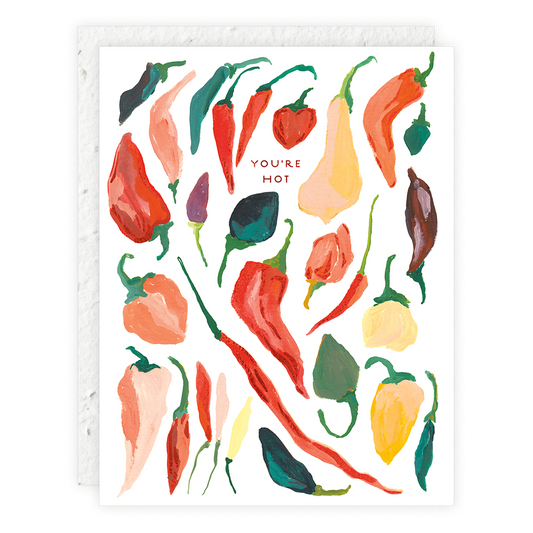 Hot Peppers - Love Card -  by Carlyle Avenue