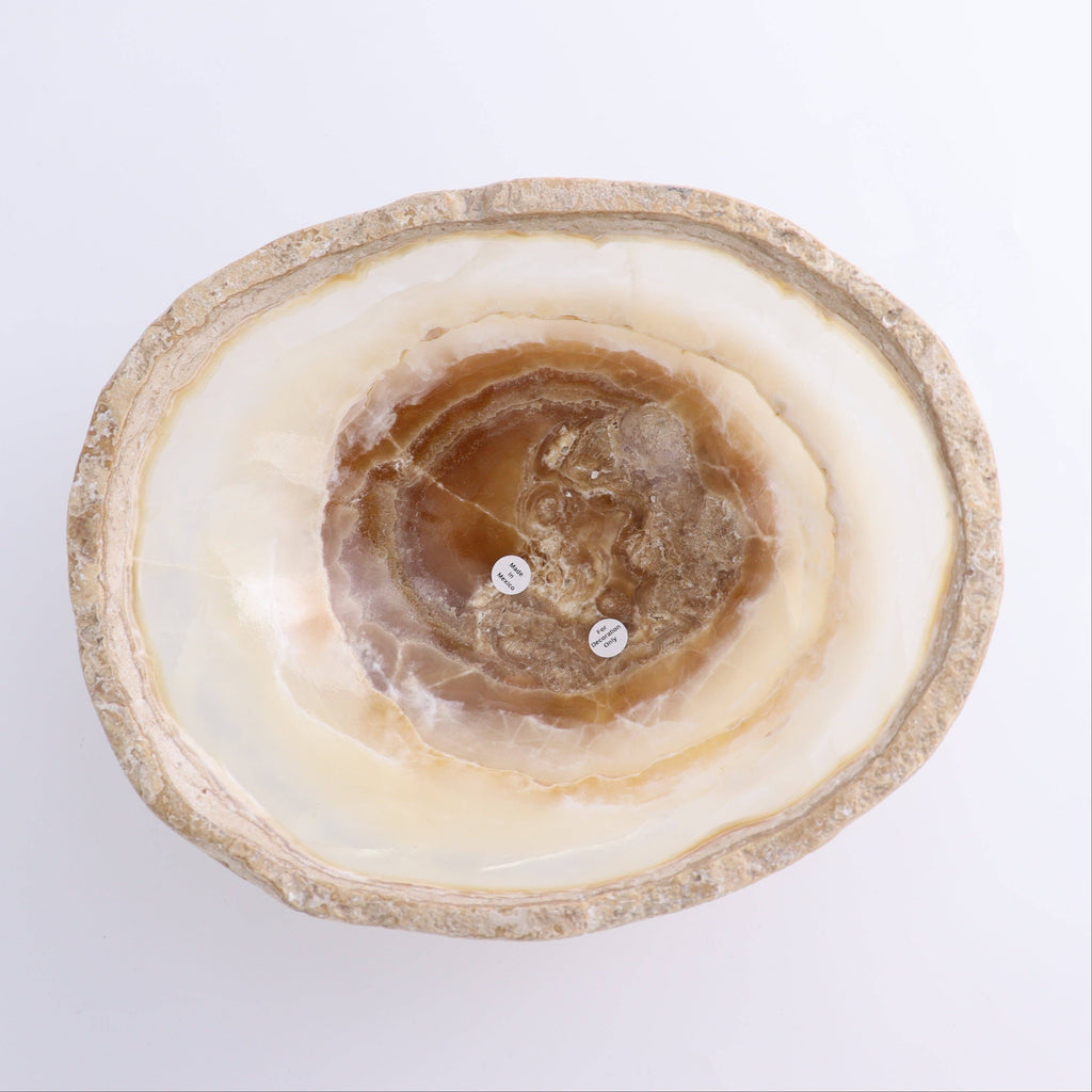 Mexican Onyx/Calcite Bowl 10"