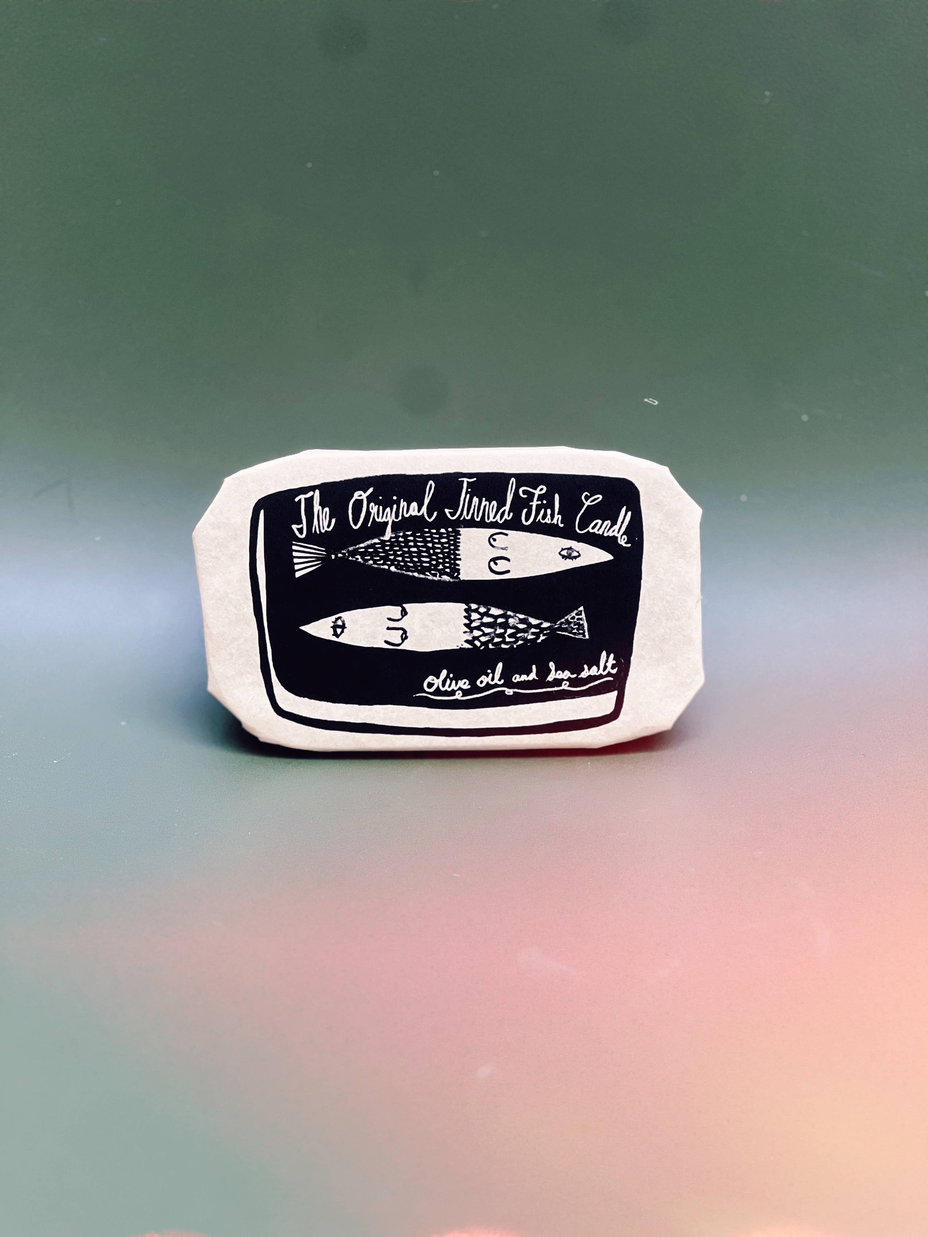 Tinned Fish Candle - Olive Oil and Sea Salt - Candles by Carlyle Avenue