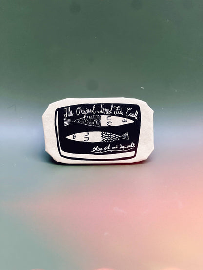 Tinned Fish Candle - Olive Oil and Sea Salt - Candles by Carlyle Avenue