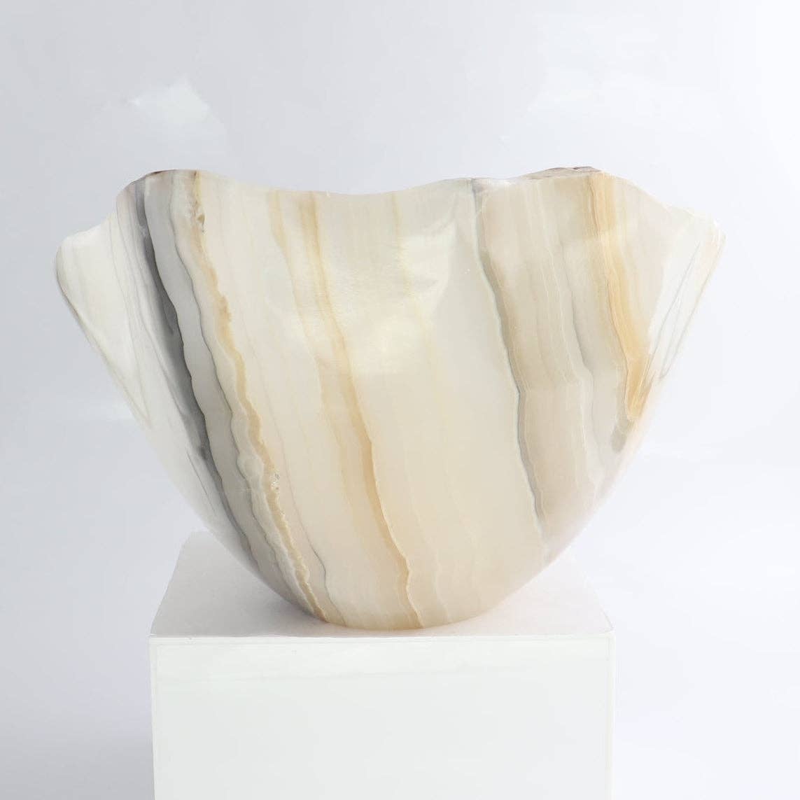 Mexican Onyx/Calcite Bowl 14"