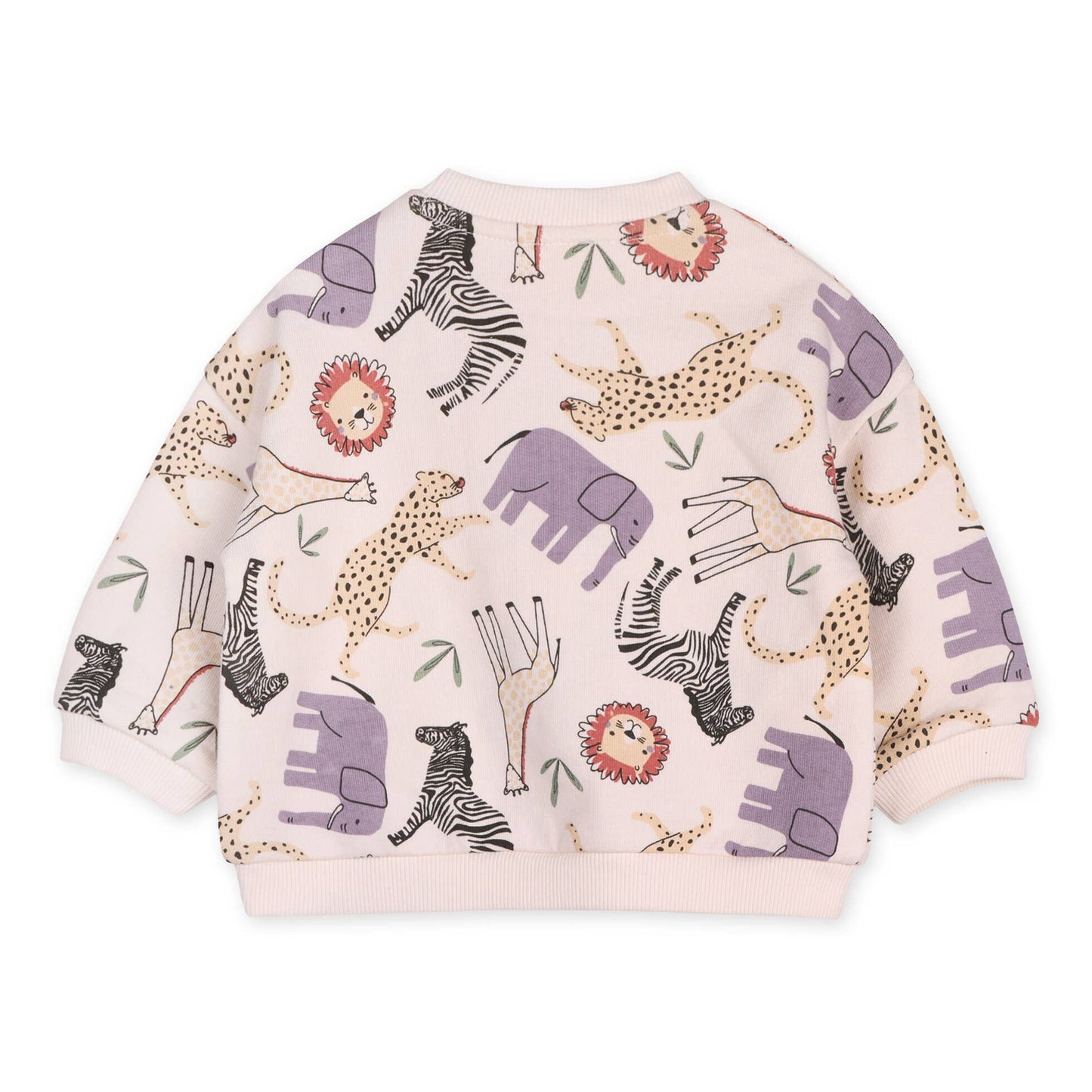 Animal Safari Baby Sweatshirt & Jogger Set (Organic Cotton)