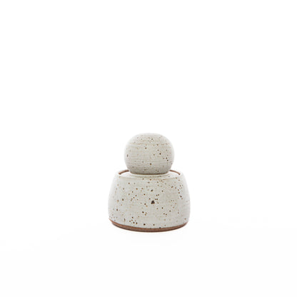 Alabaster White Stash Jars