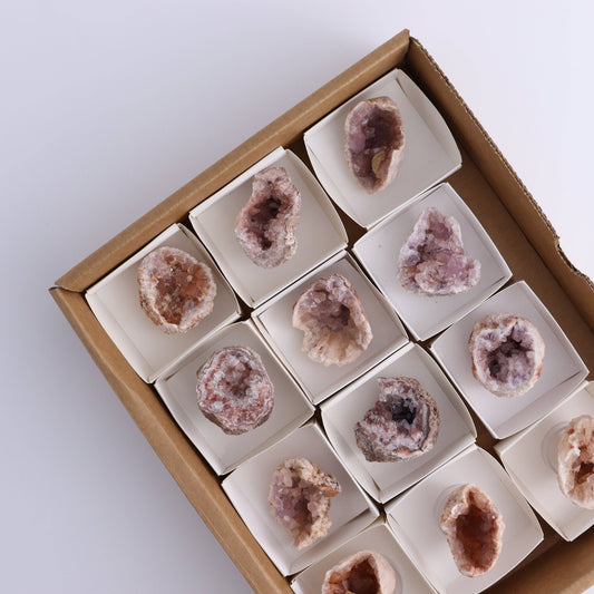 Pink Amethyst Flat of 12