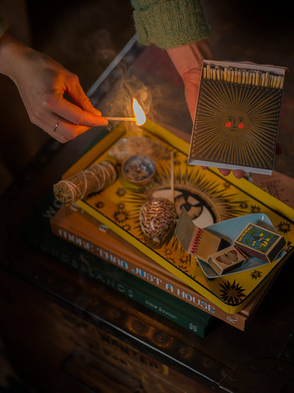 Sun Ray Matches | Square - Safety Matches - Matches by Carlyle Avenue