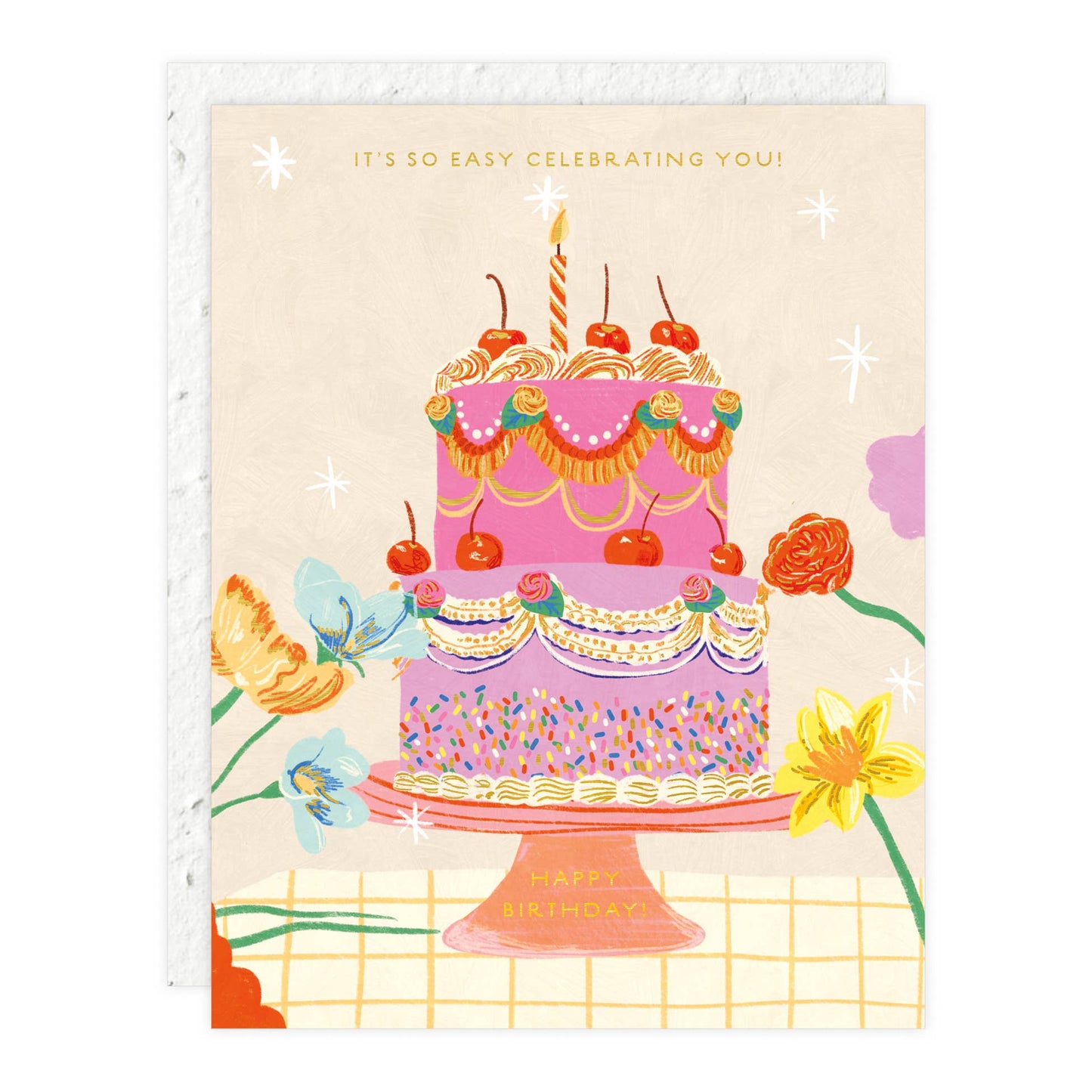 Cherry Cake - Birthday Card -  by Carlyle Avenue