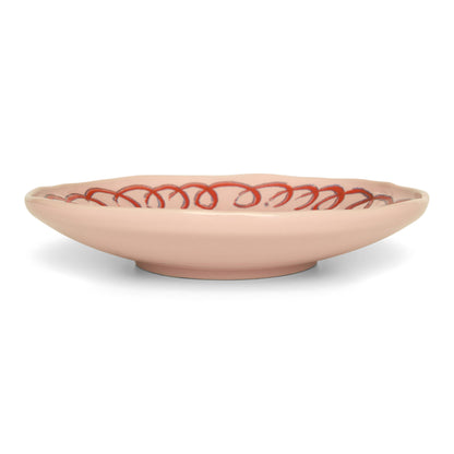 Amalfi Dessert Plate Pink - 9.1" Diameter