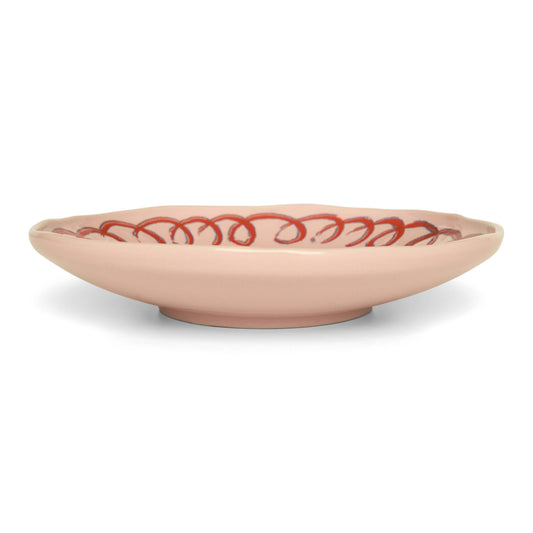 Amalfi Dessert Plate Pink - 9.1" Diameter