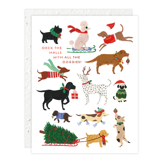 12 Dogs of Christmas - Christmas Card -  by Carlyle Avenue